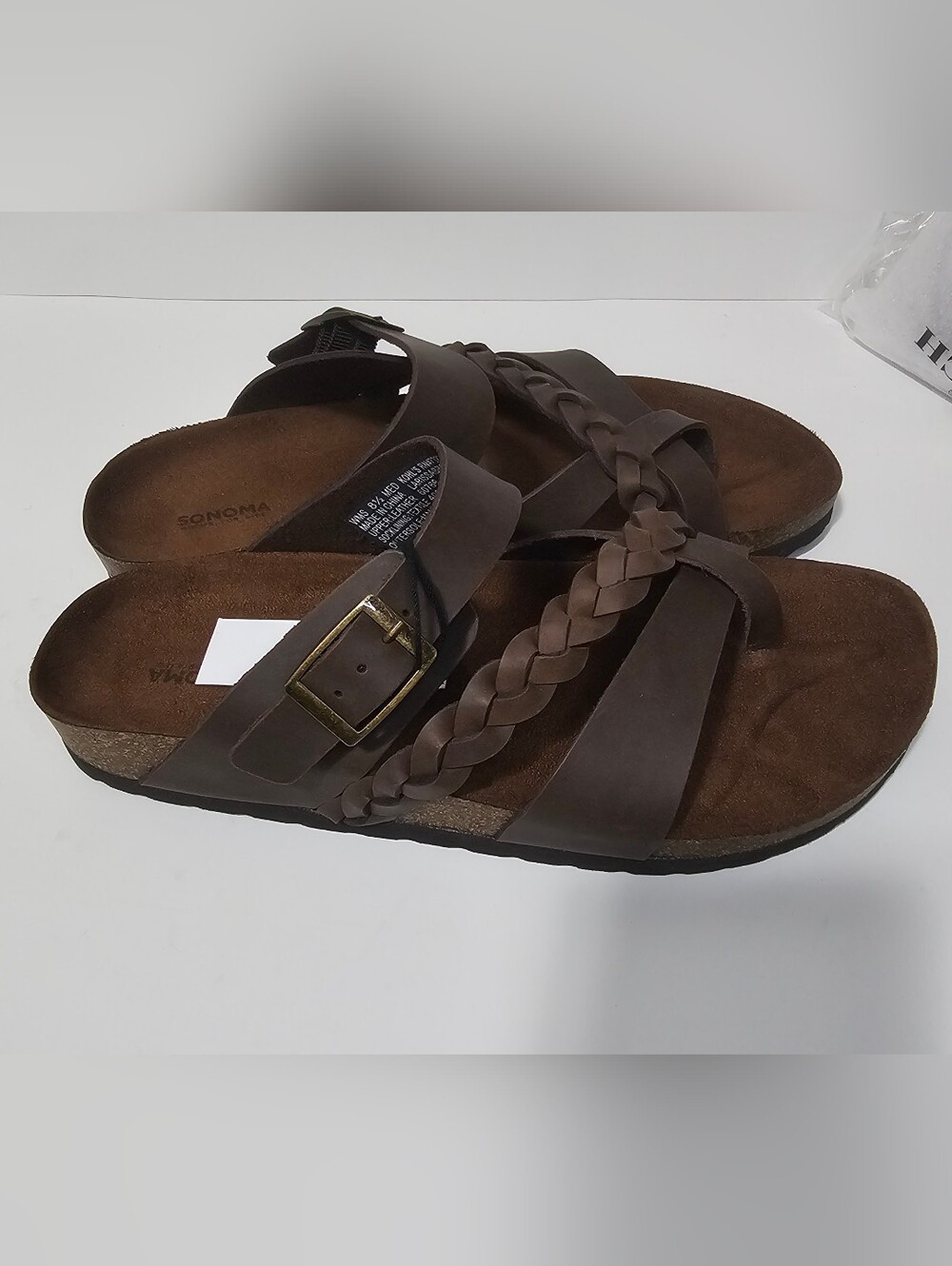 Sonoma Goods For Life Hazy Women's Brown Sandals Size 8.5M NWT